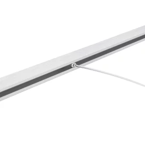 Galerieschiene Profi OHNE Zubehör 3 m | Silber matt