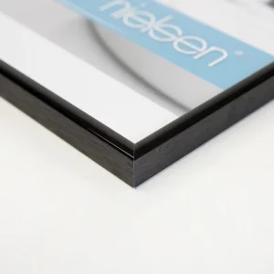 Alurahmen Classic 59,4x84,1 cm (A1) | Eloxiert Schwarz | Normalglas (2 mm)