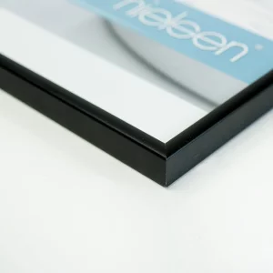 Alurahmen Classic 59,4x84,1 cm (A1) | Schwarz matt | Normalglas (2 mm)