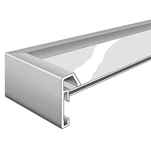 Galerierahmen Junior 4 Bilder 25x60 cm (4x 10x15 cm) | Silber matt | Normalglas (2 mm)