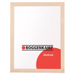 Holz-Bilderrahmen aus Buche / Ahorn nach Maß Buche natur | Normalglas (3 mm)