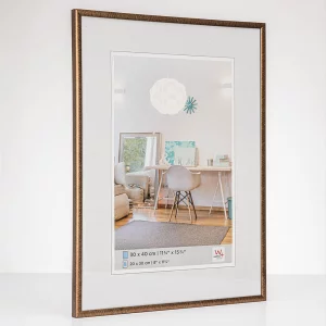 Kunststoff-Bilderrahmen New Lifestyle 13x18 cm | Bronze | Normalglas (2 mm)
