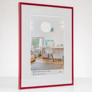 Kunststoff-Bilderrahmen New Lifestyle 13x18 cm | Rot | Normalglas (2 mm)