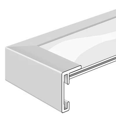 Rama aluminiowa Star 18x24 cm | matowe srebro | szkło standardowe (2 mm)