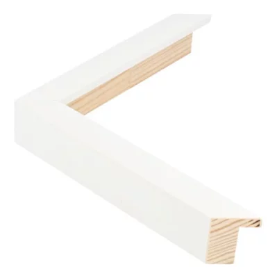 Holzrahmen TRIBECA - 1,9 42x59,4 cm (A2) | White - High square | Museumsglas UV 99 entspiegelt