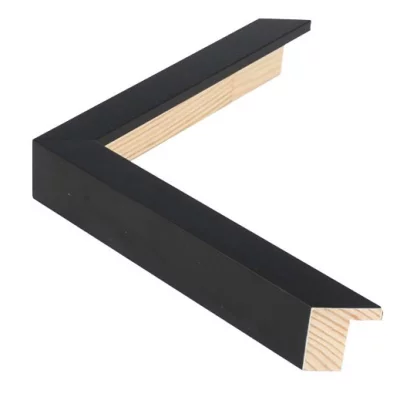 Holzrahmen TRIBECA - 1,9 - Sonderzuschnitt Black - High square | Normalglas (2 mm)