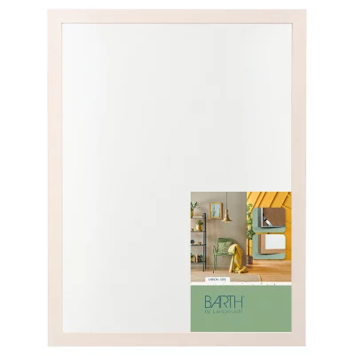 Houten fotolijst BARTH serie 210 30x40 cm | populier, wit gekleurd | normaal glas (2 mm)