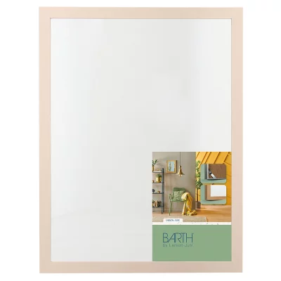 Houten fotolijst BARTH serie 210 30x40 cm | populier, wit gelakt | normaal glas (2 mm)