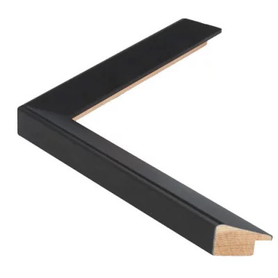 Holzrahmen TRIBECA -2,2 - Sonderzuschnitt Black - Slope | Normalglas (2 mm)