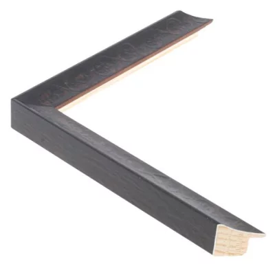 Holzrahmen MANTILLA Petitie - 1,9 - Sonderzuschnitt Black | Normalglas (2 mm)