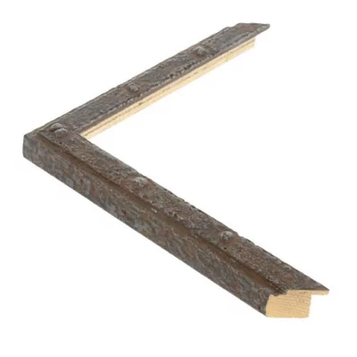 Holzrahmen ANVIL Bolted 1,8 13x18 cm | Roststruktur mit Bolzen | Normalglas (2 mm)