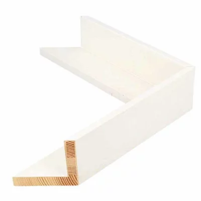 Baklijst FLOATS 50 18x24 cm | wit | lege lijst (zonder glas en achterwand)
