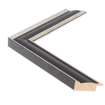 Holz-Bilderrahmen Fenice 3,0 13x18 cm | Schwarz | Normalglas (2 mm)
