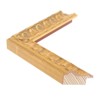 Holz-Bilderrahmen CHATEAU 371 13x18 cm | Gold | Normalglas (2 mm)