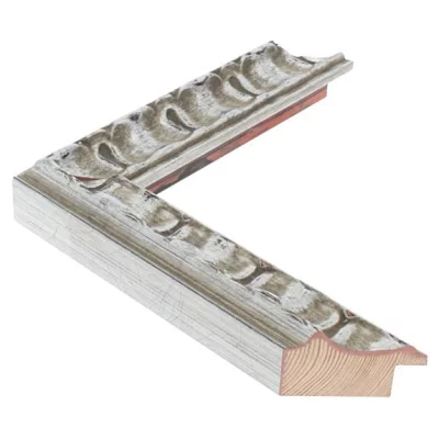 Holz-Bilderrahmen CHATEAU 371 13x18 cm | Silber | Normalglas (2 mm)