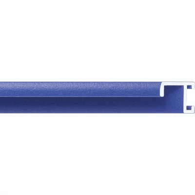 Alu-Bilderrahmen Serie 404 - Zuschnitt Blau, pulverbeschichtet | Kunstglas (2 mm)