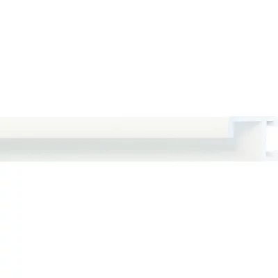 Alu-Bilderrahmen Serie 404 - Zuschnitt Weiß, pulverbeschichtet | Kunstglas (2 mm)