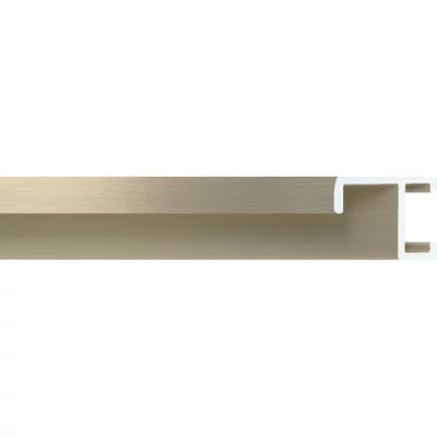 Alu-Bilderrahmen Serie 411 24x30 cm | Bronze, gebürstet | Kunstglas (2 mm)