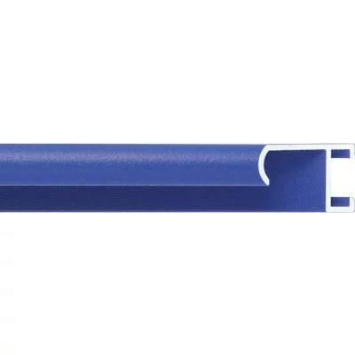 Alu-Bilderrahmen Serie 415 21x29,7 cm (A4) | Blau, pulverbeschichtet | Kunstglas (2 mm)