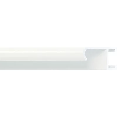 Alu-Bilderrahmen Serie 415 21x29,7 cm (A4) | Weiß, lackiert | Kunstglas (2 mm)