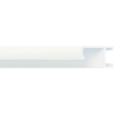 Alu-Bilderrahmen Serie 415 21x29,7 cm (A4) | Weiß, pulverbeschichtet | Kunstglas (2 mm)