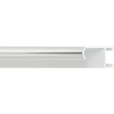 Alu-Bilderrahmen Serie 415 - Zuschnitt Silber poliert, gebürstet | Kunstglas (2 mm)