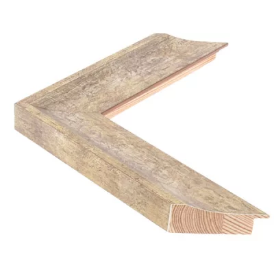 Houten fotolijst MANTILLA - 4,5 13x18 cm | Silver | normaal glas (2 mm)