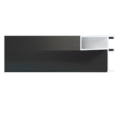 Aluminium Baklijst serie 428 50x70 cm | zwart, mat, geborsteld | lege lijst (zonder glas en achterwand)