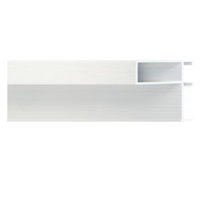 Aluminium baklijst serie 428 op maat zilver, mat, geborsteld | lege lijst (zonder glas en achterwand)