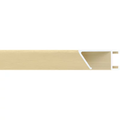 Alu-Bilderrahmen Serie 451 - Zuschnitt Gold matt, kreuzgebürstet | Kunstglas (2 mm)