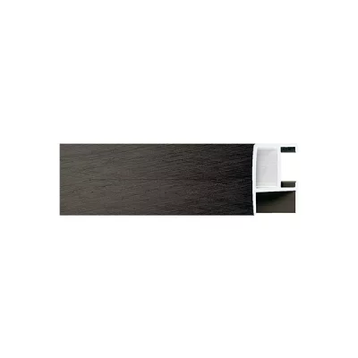 Alu-Bilderrahmen Serie 462 - Zuschnitt Schwarz matt, kreuzgebürstet | Kunstglas (2 mm)