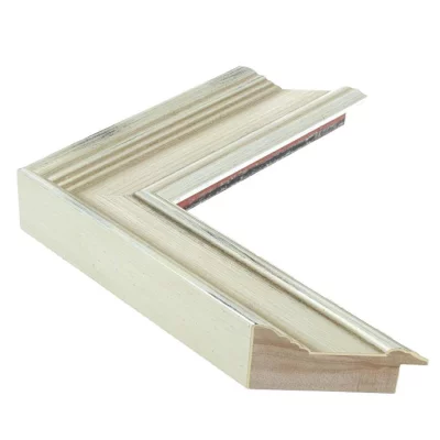 Holzrahmen ACADEMIE 5,4 - Sonderzuschnitt Silver | Normalglas (2 mm)