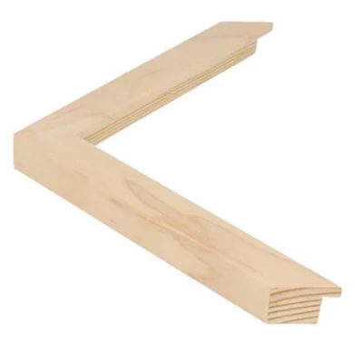 Holz-Bilderrahmen TOUCHWOOD ART 20 Sonderzuschnitt Echtfurnier Ahorn | Normalglas (2 mm)