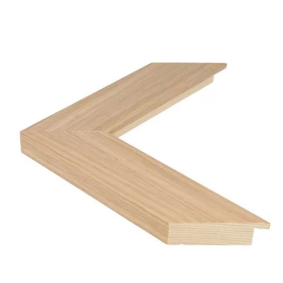 Holz-Bilderrahmen TOUCHWOOD ART 48 Sonderzuschnitt Echtfurnier Eiche | Normalglas (2 mm)
