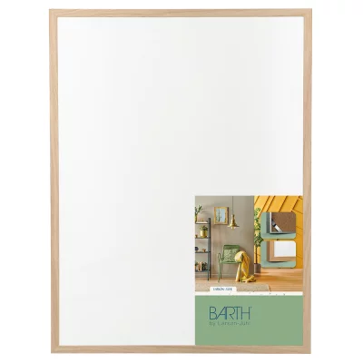 Aluminium fotolijst BARTH serie 916 45x60 cm | eink, echt fineer, natuur | normaal glas (2 mm)
