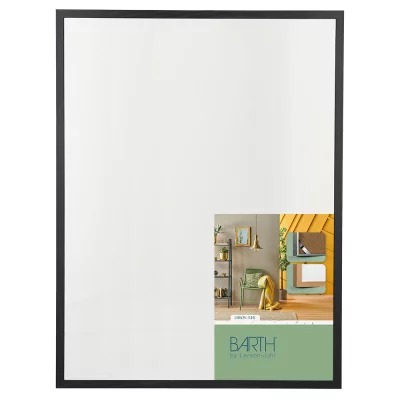 Aluminium fotolijst BARTH serie 916 45x60 cm | essenhout, imitatiefineer, zwart gekleurd | normaal glas (2 mm)