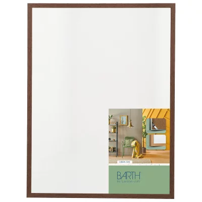 Aluminium fotolijst BARTH serie 916 45x60 cm | wengé, echt fineer, natuur | normaal glas (2 mm)
