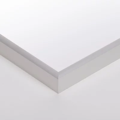 Thumbnail von Aluminium-Bilderrahmen Merkur inkl. Passepartout (Creme) Silber-Creme Bild 3