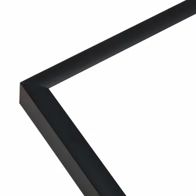Aluminiowa rama do obrazu Liz 10x15 cm | czarny, połysk | szkło standardowe (2 mm)