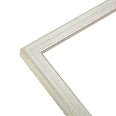 Magneetbord met houten omlijsting 40x60 cm | zilver | zonder glas, met achterwand