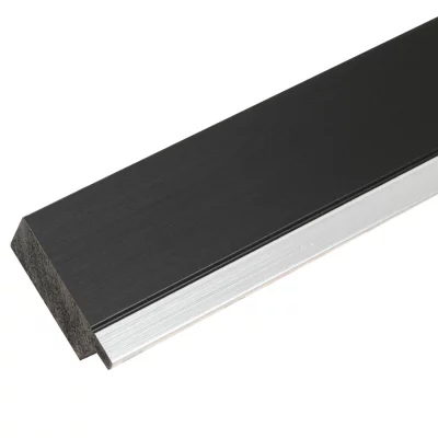 Kunststof kader Emma 13x13 cm | zwart | normaal glas (2 mm)