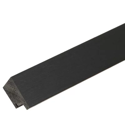 Fotowand, 15 lijsten met praktisch liniaal voor de montage zwart | normaal glas (2 mm)