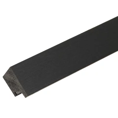 Fotowand, 10 kaders met praktisch liniaal voor de montage zwart | normaal glas (2 mm)
