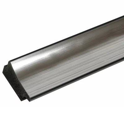 Rama z tworzywa sztucznego do obrazu Helshoven 40x50 cm | srebrny | szkło standardowe (2 mm)