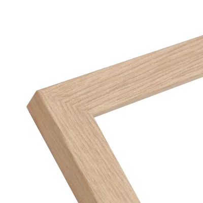 Houten kader Lina 60x80 cm | natuur | kunstglas (2 mm)