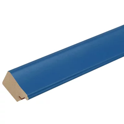 Drewniana rama do obrazu Evergem 10x15 cm | niebieski | szkło standardowe (2 mm)