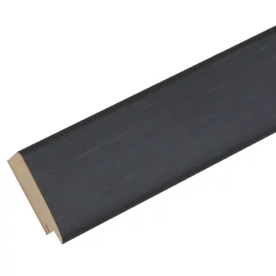 Drewniana rama do obrazu Nathan 60x80 cm | czarny | szkło standardowe (2 mm)