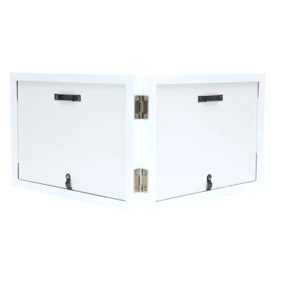 Ramka na dwa zdjęcia Ruben 13x18 cm | biały | szkło standardowe (2 mm)