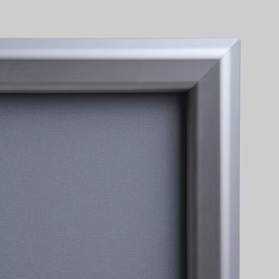 Kliklijst, 32 mm met diefstalzekering 59,4x84,1 cm (A1) | hoeken in verstek | kunstglas, gematteerd (1 mm)