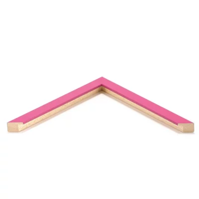 Holzrahmen Bentley 9x13 cm | Rosa | Normalglas (2 mm)